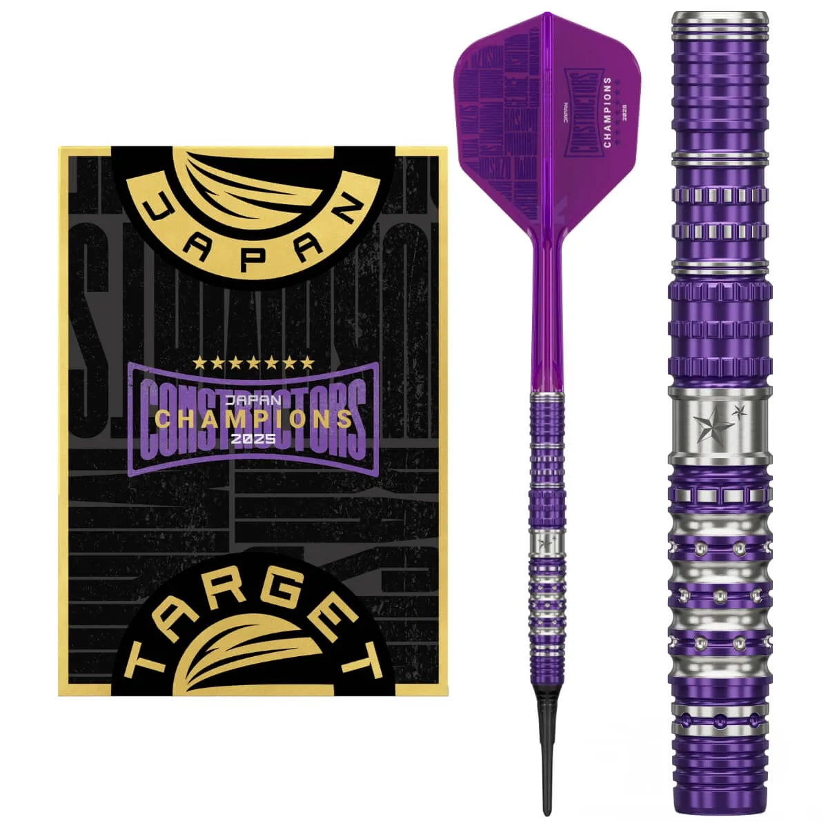 Target Japan Constructors Champion Sirius G4 90% Tungsten Soft Tip Darts-1-21 GRAM-Premier Darts