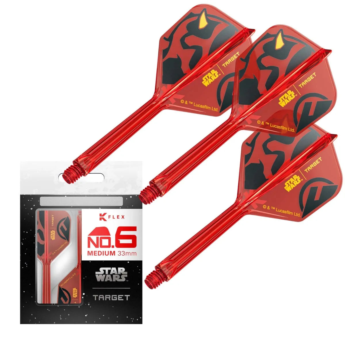 Target Darts Darth Maul KFlex Flight System No6