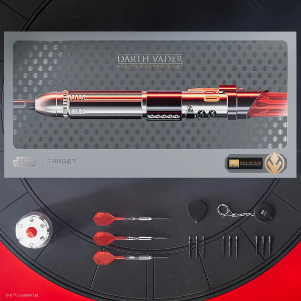Star Wars | Target Darth Vader "Sith Lord" Lightsaber First Edition 95% Tungsten Steel Tip Darts-1-24 GRAM-Premier Darts