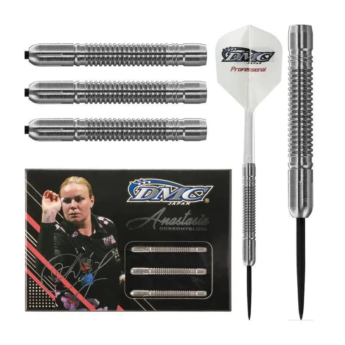 DMC Anastasia Dobromyslova 90% Tungsten Steel Tip Darts