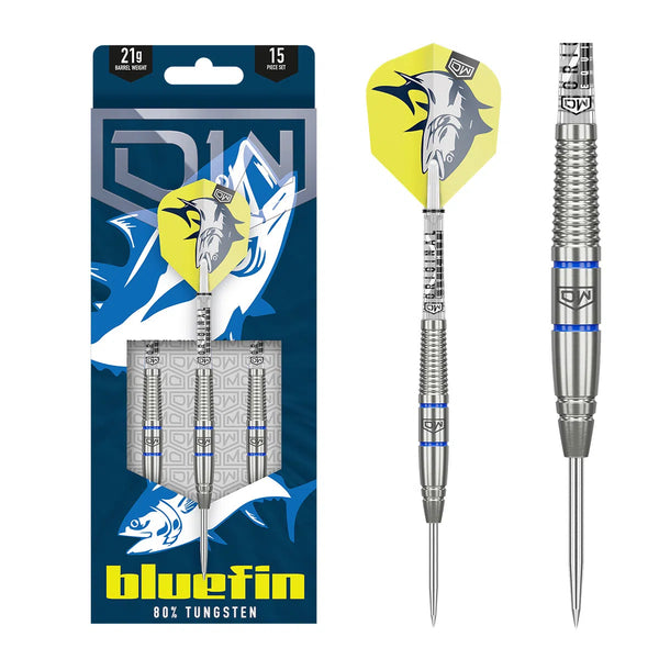 DW Bluefin 80% Tungsten Steel Tip Darts-1-21 GRAM-Premier Darts
