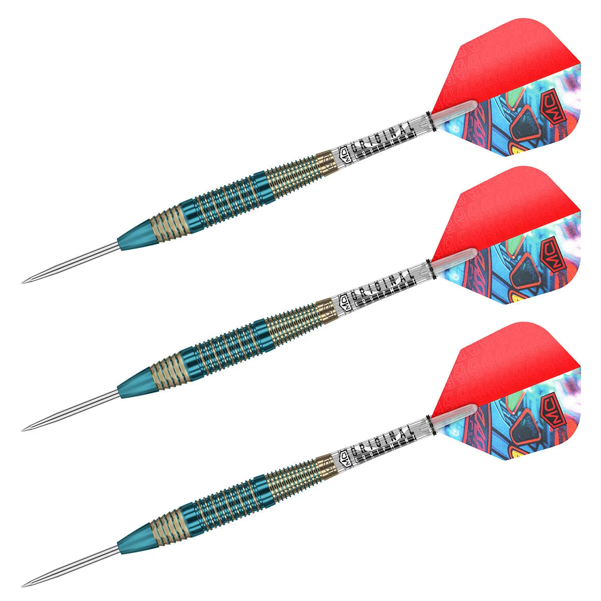 DW Flashback Brass Blue Steel Tip Darts