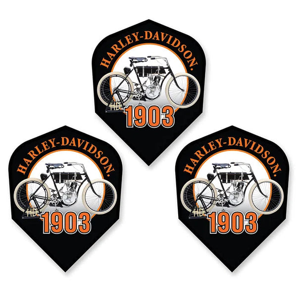 DW Harley Davidson 1903 Dart Flights-1-Premier Darts