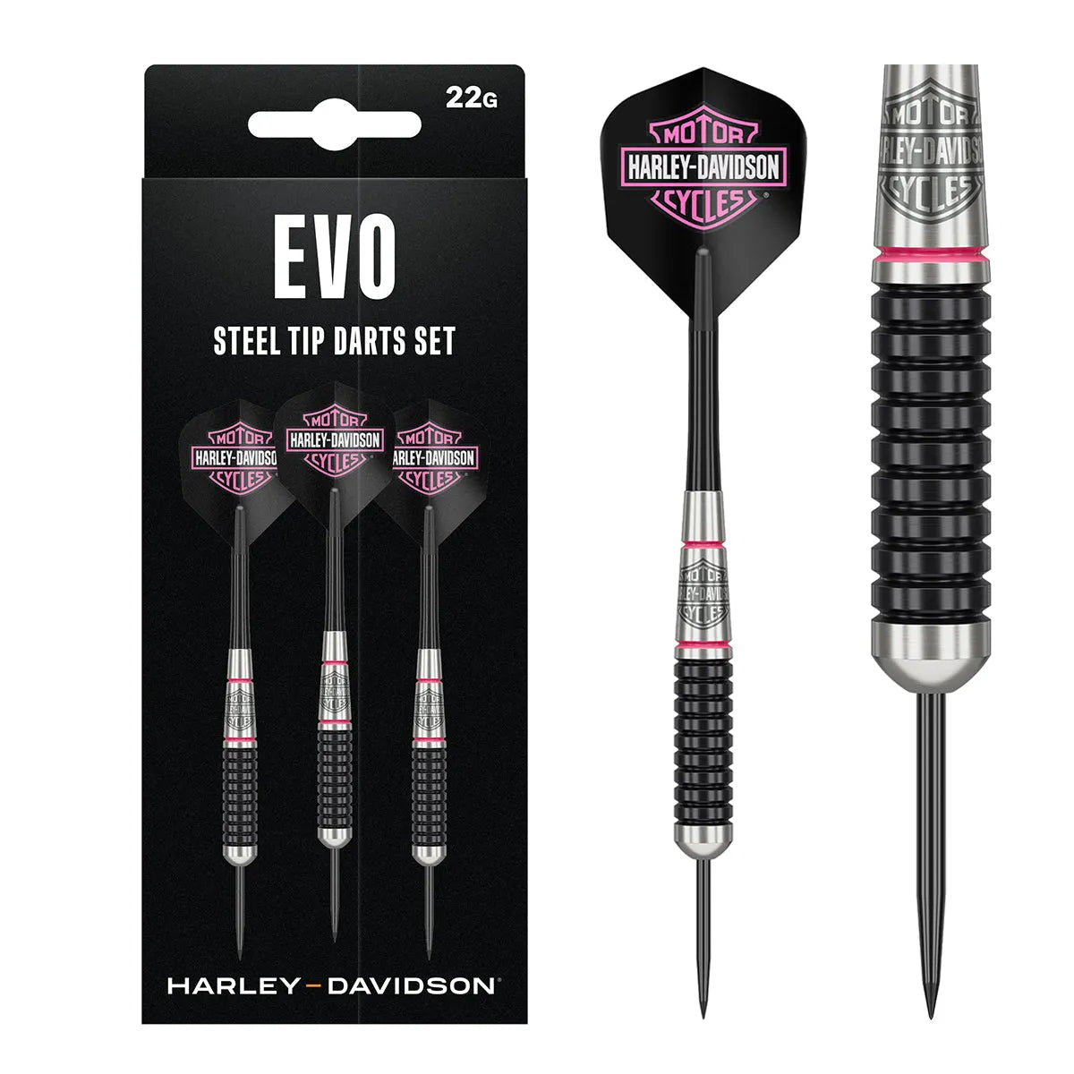 DW Harley Davidson EVO Brass Steel Tip Darts