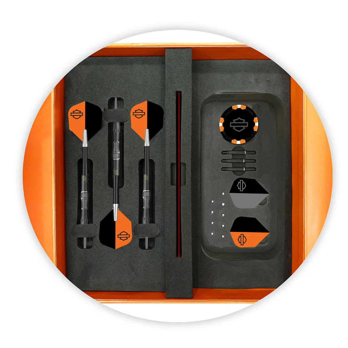 DW Harley Davidson EvOLution 90% Tungsten Steel Tip Darts