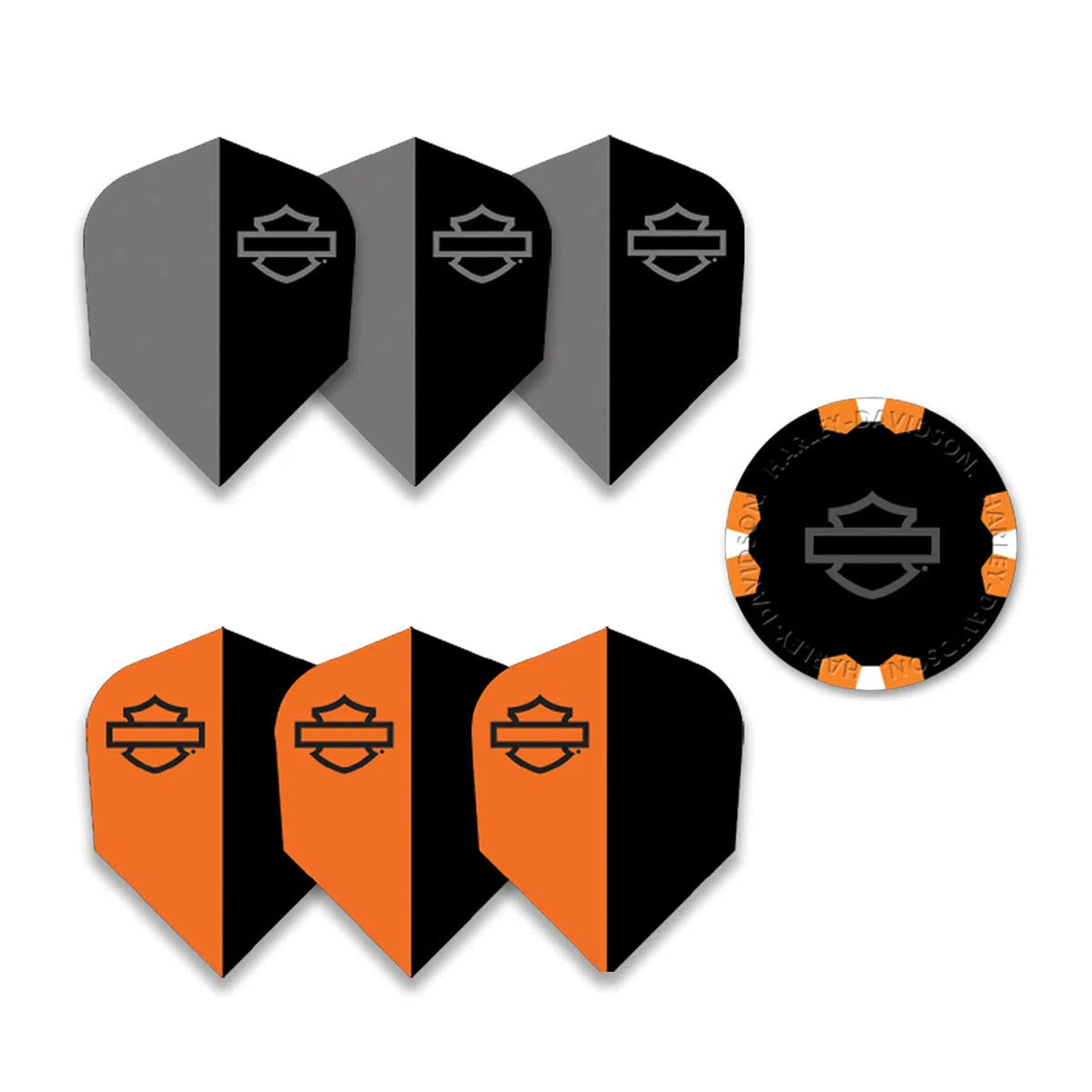 DW Harley Davidson EvOLution 90% Tungsten Steel Tip Darts