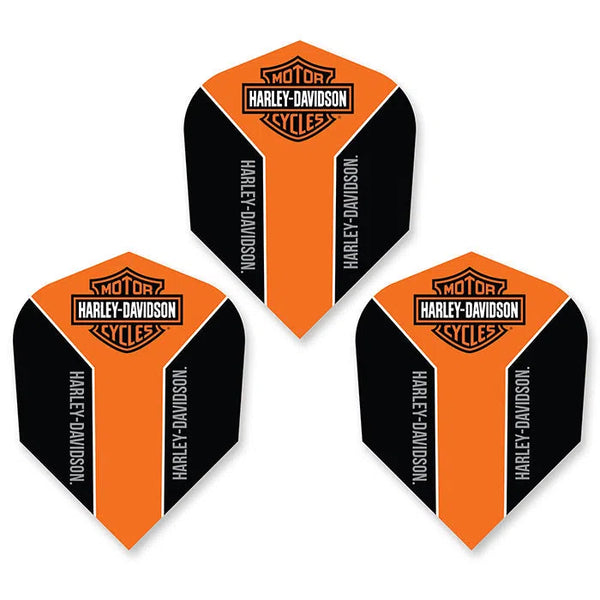 DW Harley Davidson Extra Small Logo Dart Flights-1-Premier Darts