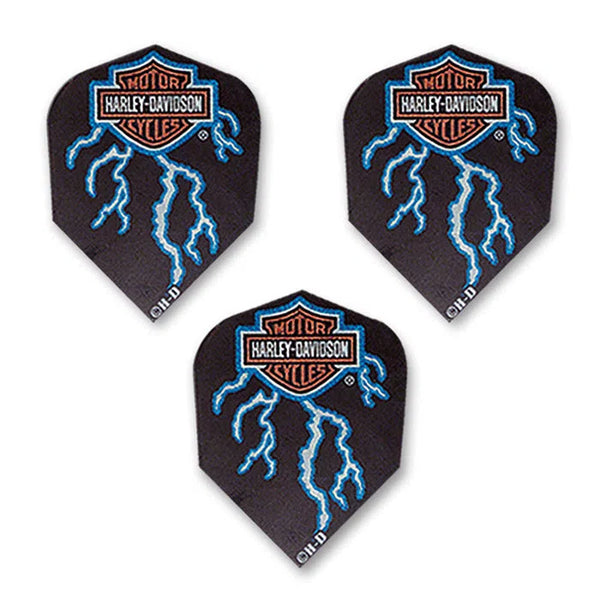 DW Harley Davidson Lightning Dart Flights-1-Premier Darts