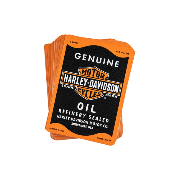 DW Harley Davidson Oil Can Playing Cards-1-Premier Darts