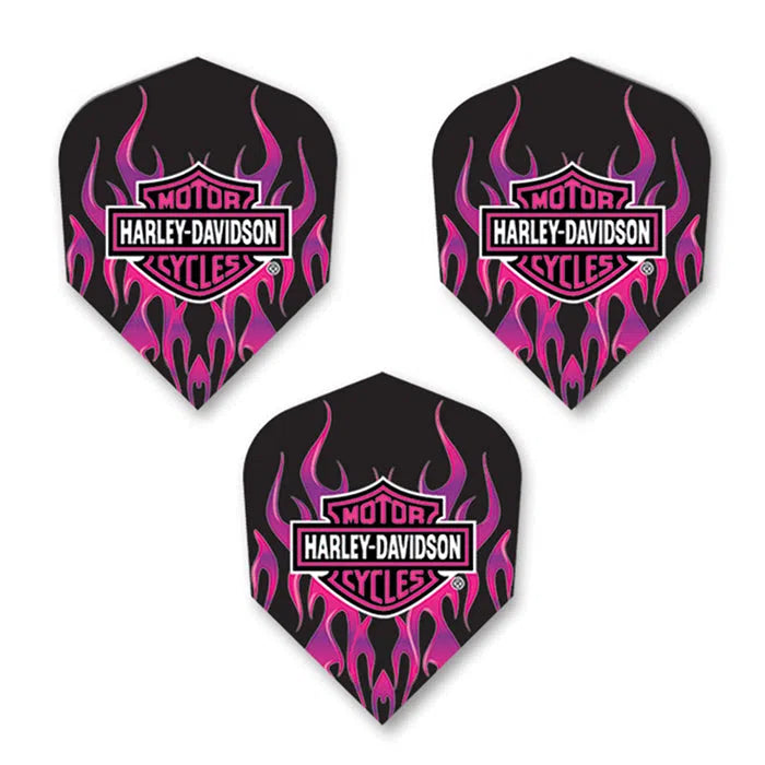 DW Harley Davidson Pink Holographic Dart Flights