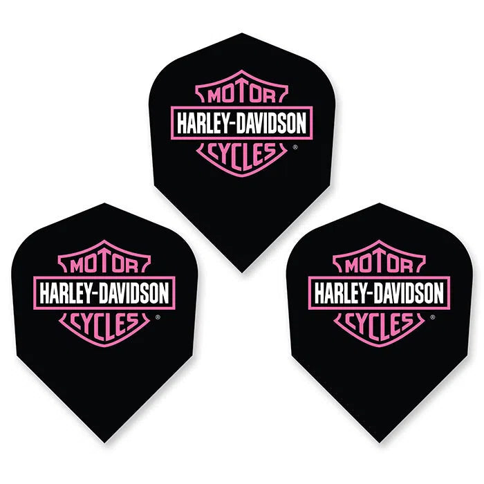 DW Harley Davidson Pink Logo Dart Flights