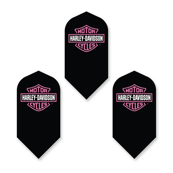DW Harley Davidson Pink Slim Dart Flights