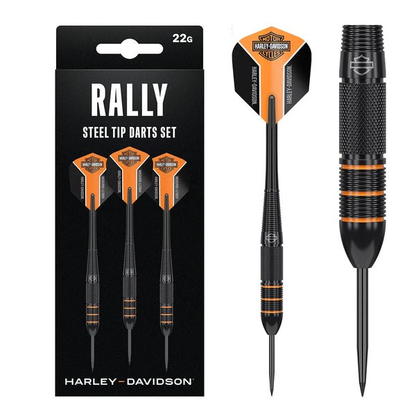 DW Harley Davidson Rally Signature Brass Steel Tip Darts-1-22 GRAM-Premier Darts