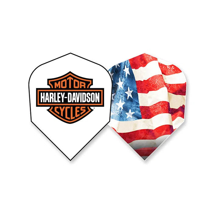 DW Harley Davidson USA Logo Dart Flights