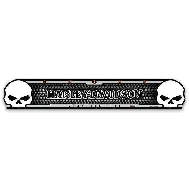 DW Harley Davison Starting Line Skull Darts Oche