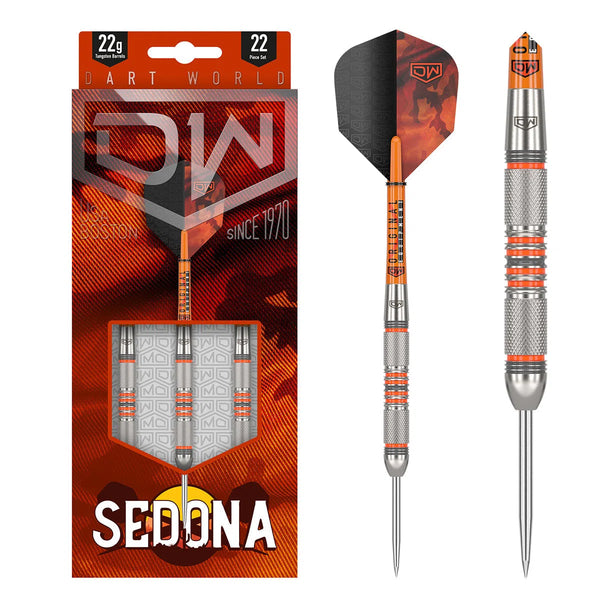 DW Sedona 80% Tungsten Steel Tip Darts-1-22 GRAM-Premier Darts