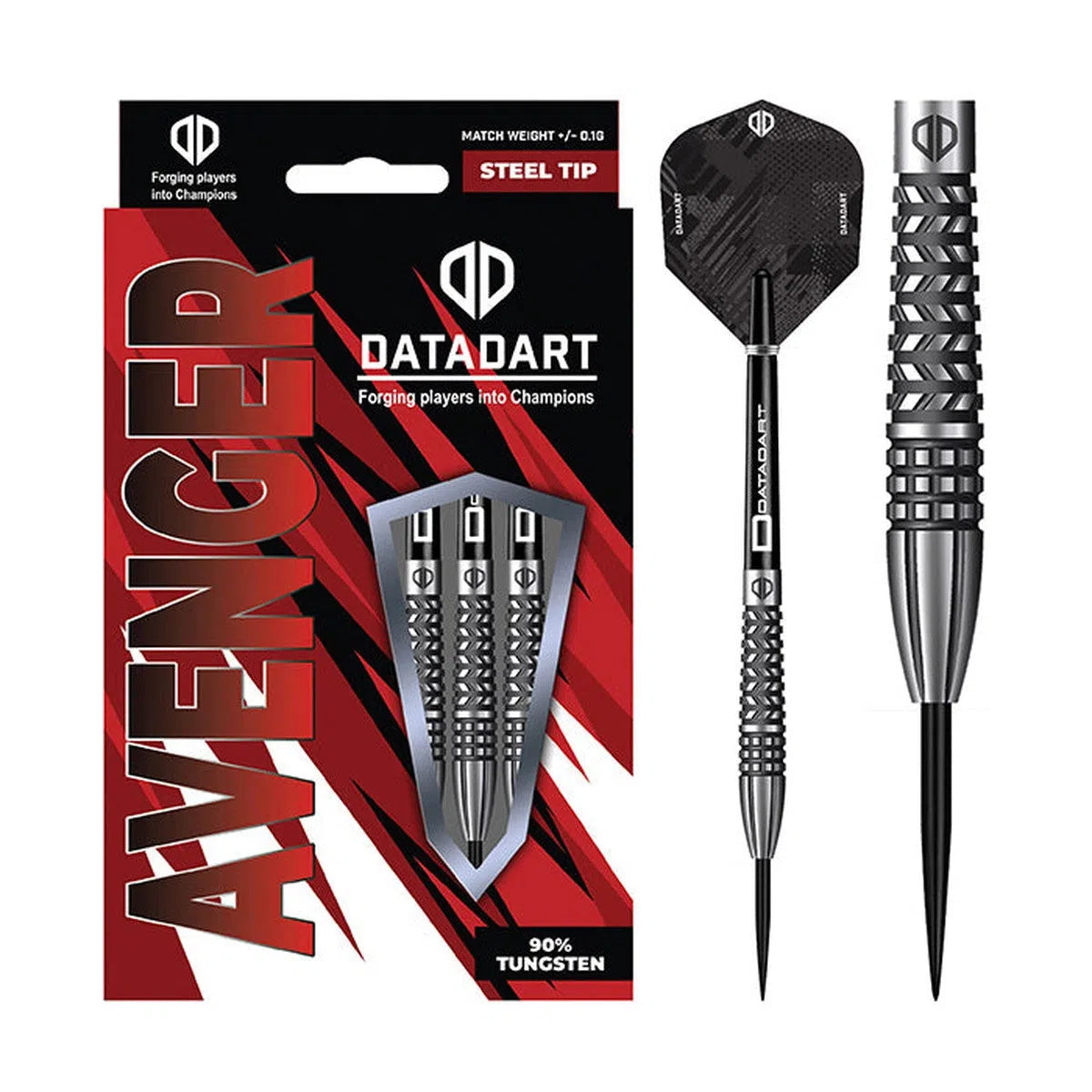 DataDart Avenger 90% Tungsten Steel Tip Darts