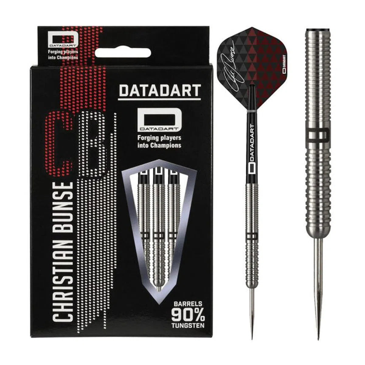 DataDart Christian Bunse 90% Tungsten Steel Tip Darts