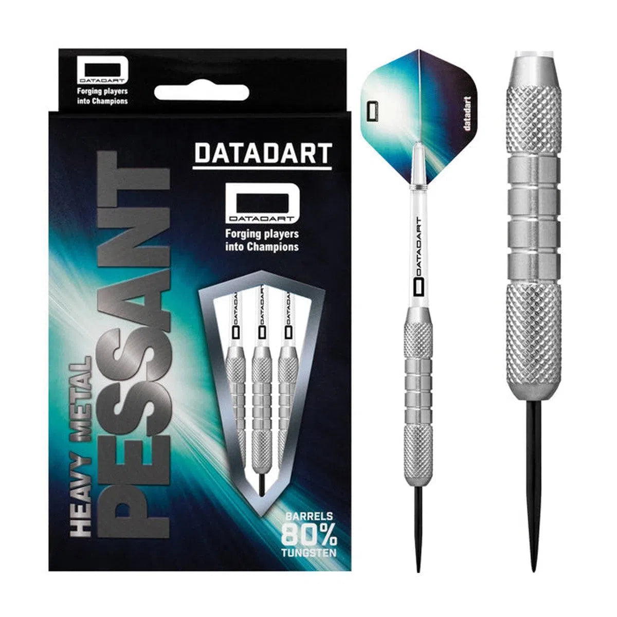 DataDart Heavy Metal Pessant 80% Tungsten Steel Tip Darts