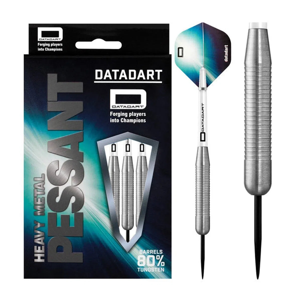 DataDart Heavy Metal Pessant 80% Tungsten Steel Tip Darts