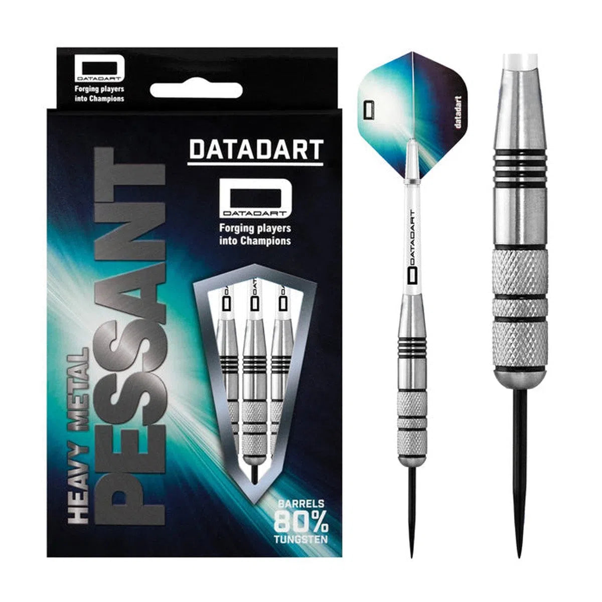 DataDart Heavy Metal Pessant 80% Tungsten Steel Tip Darts