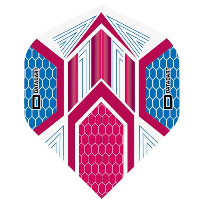 DataDart Hex Pink and Blue Standard No2 Flights