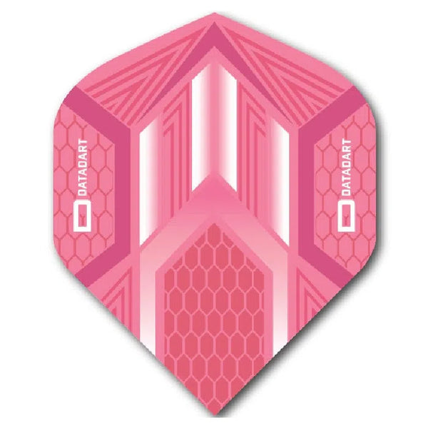 DataDart Hex Pink Standard No2 Flights-1-Premier Darts