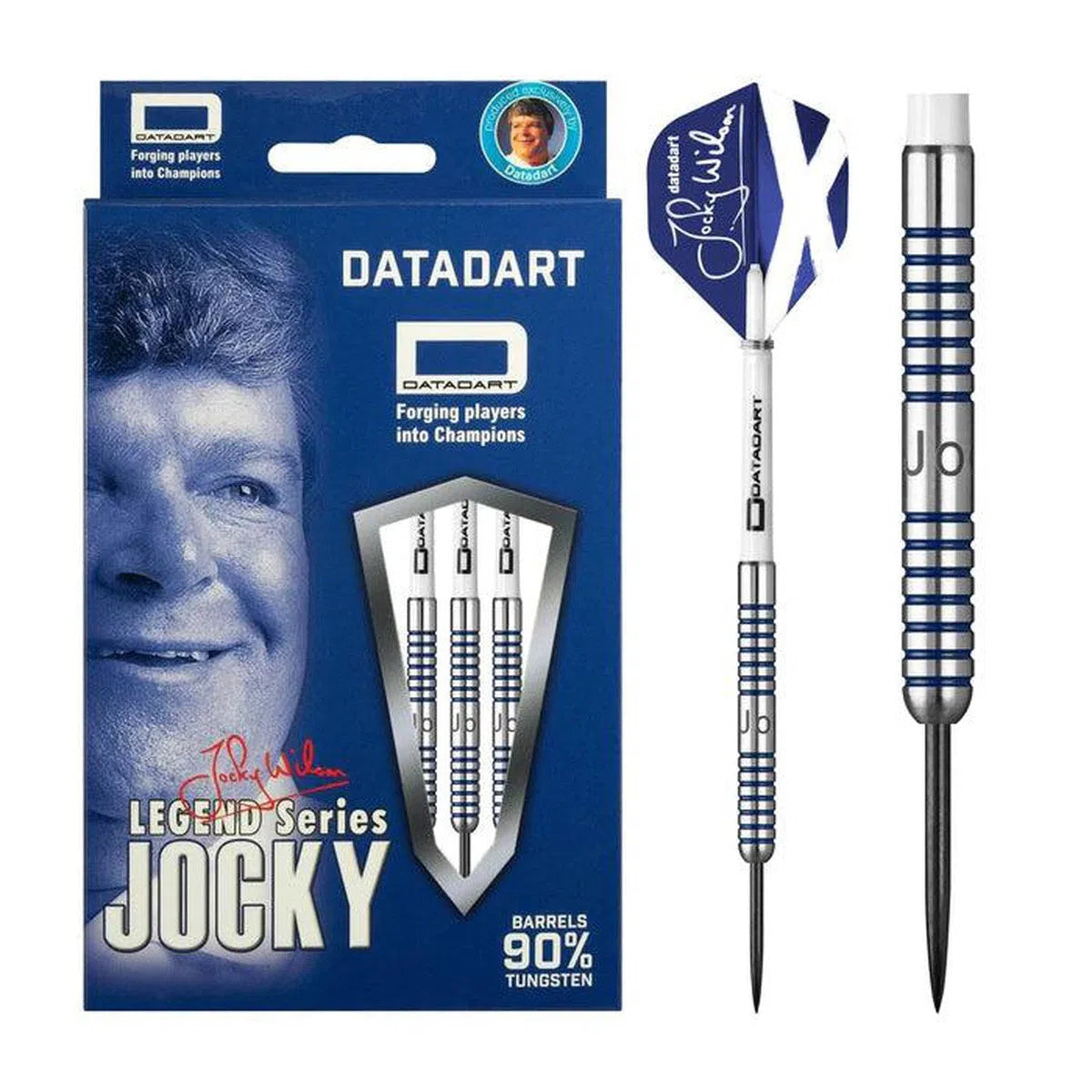 DataDart Jocky Wilson Original 90% Tungsten Steel Tip Darts