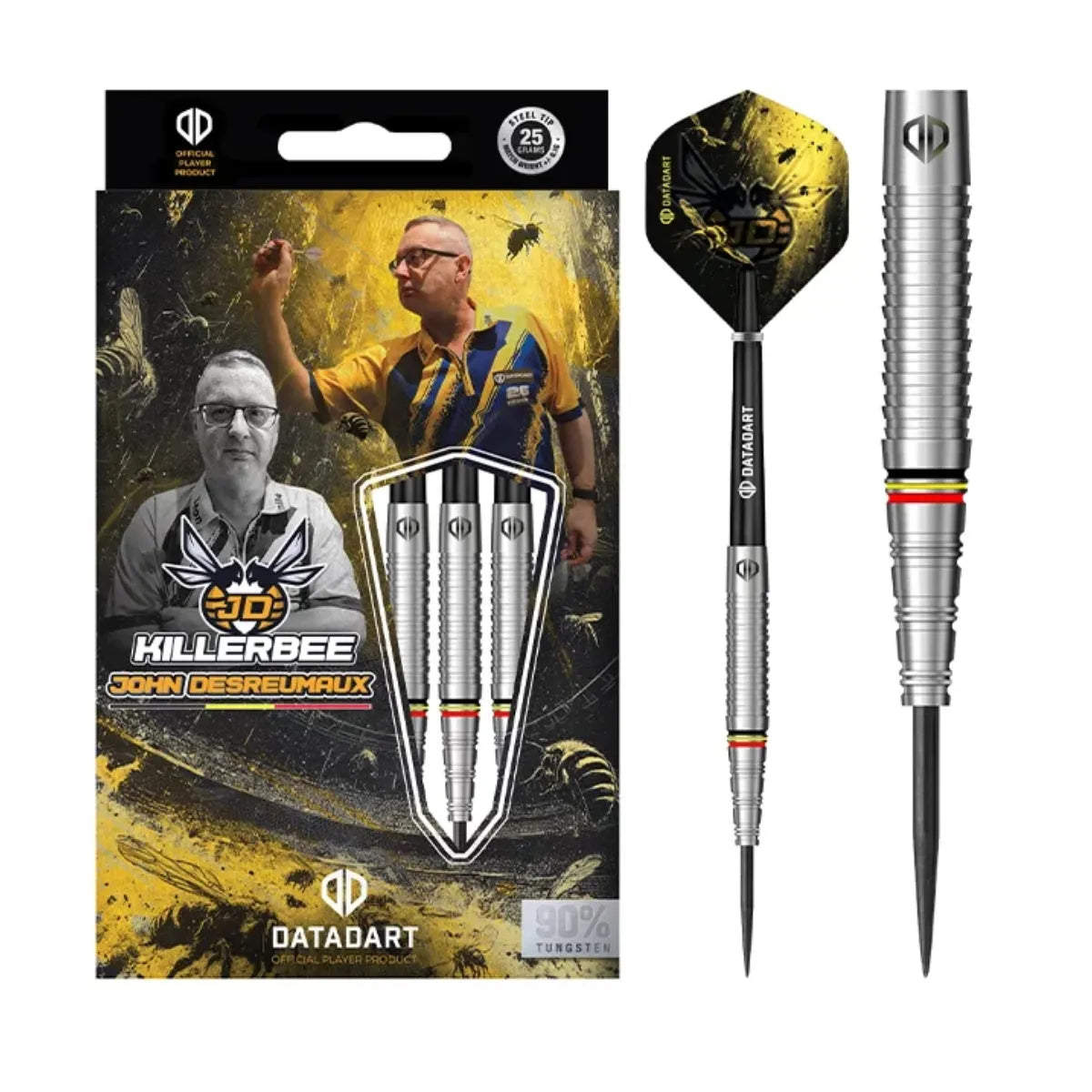 DataDart John Desreumaux 90% Tungsten Steel Tip Darts