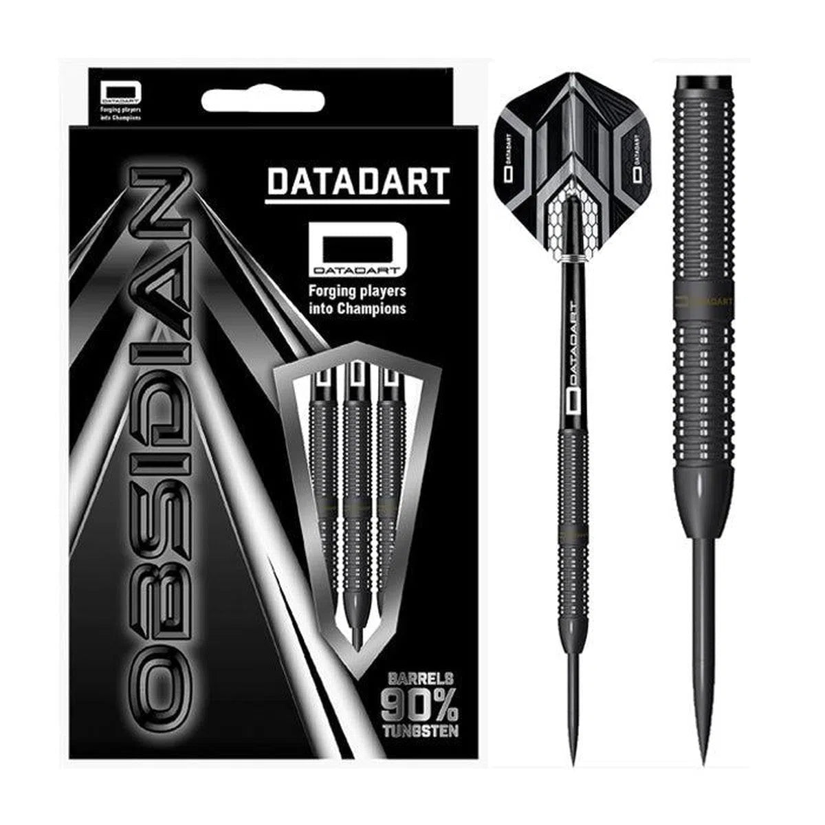 DataDart Obsidian 1 90% Tungsten Steel Tip Darts