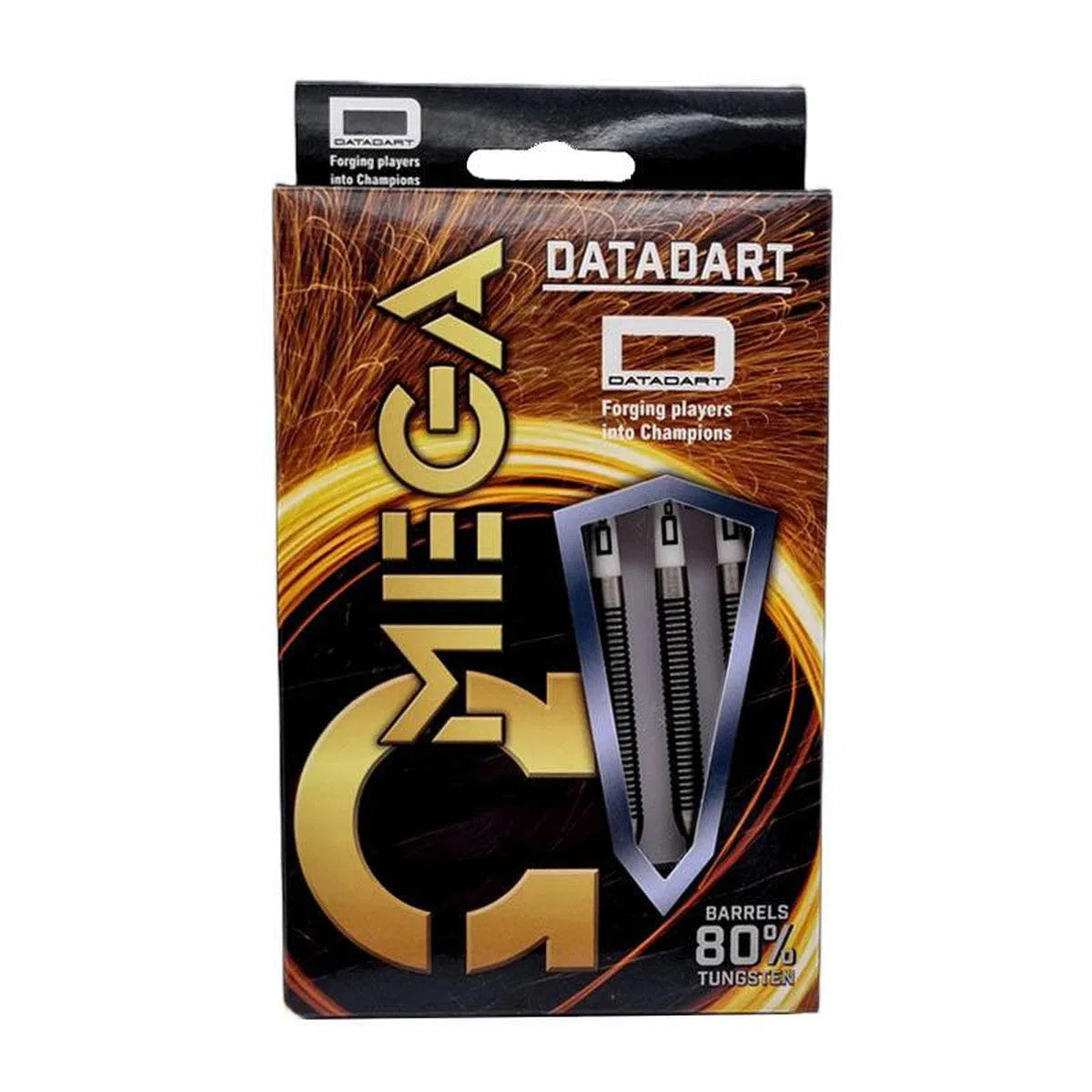 DataDart Omega Ringed Regular 80% Tungsten Steel Tip Darts