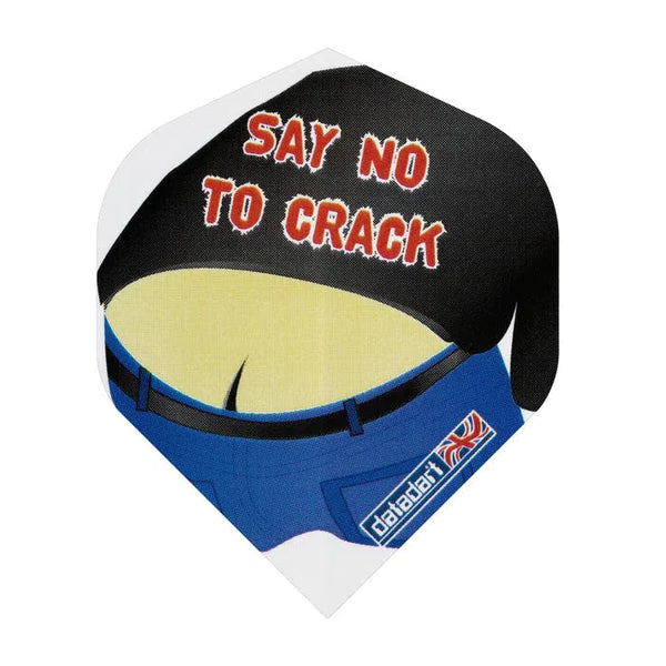 DataDart Say No To Crack Metronic Standard No2 Flights-1-Premier Darts