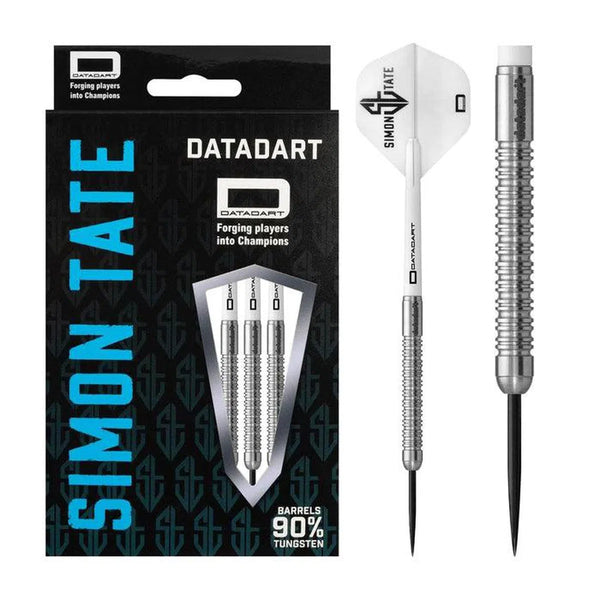 DataDart Simon Tate 90% Tungsten Steel Tip Darts-1-22 GRAM-Premier Darts