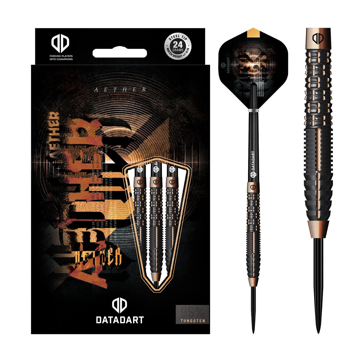 DataDart Aether 95% Tungsten Steel Tip Darts