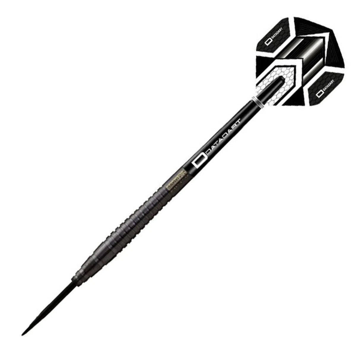 DataDart Black Slim Ringed 90% Tungsten Steel Tip Darts