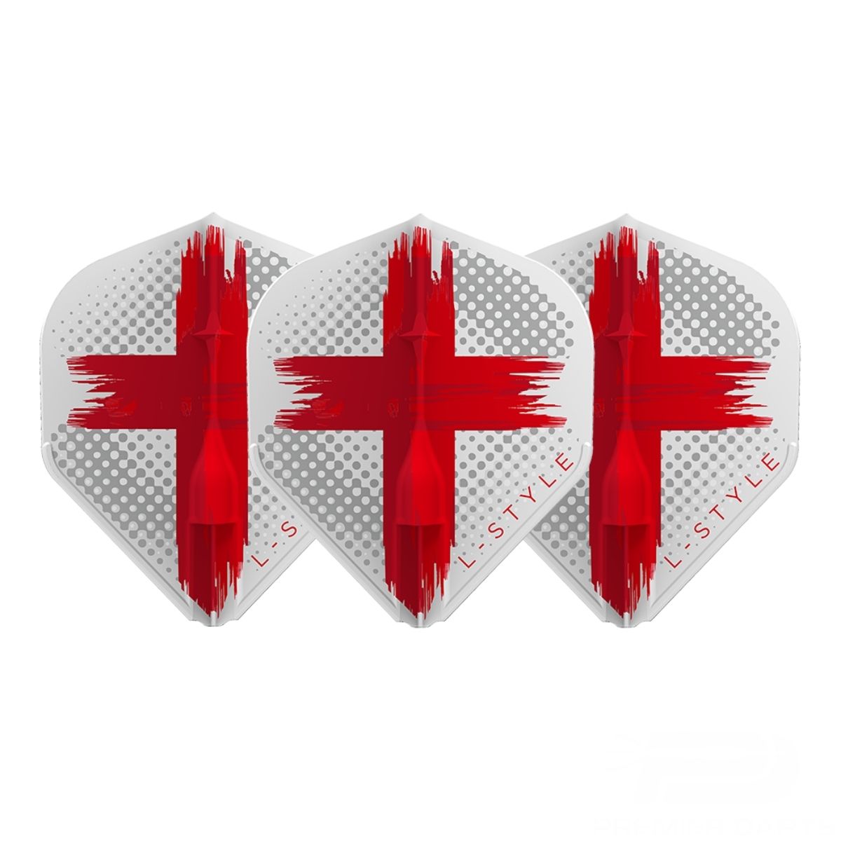 L-Style Darts L-Flight EZ L1 David Evans V2 White Flights