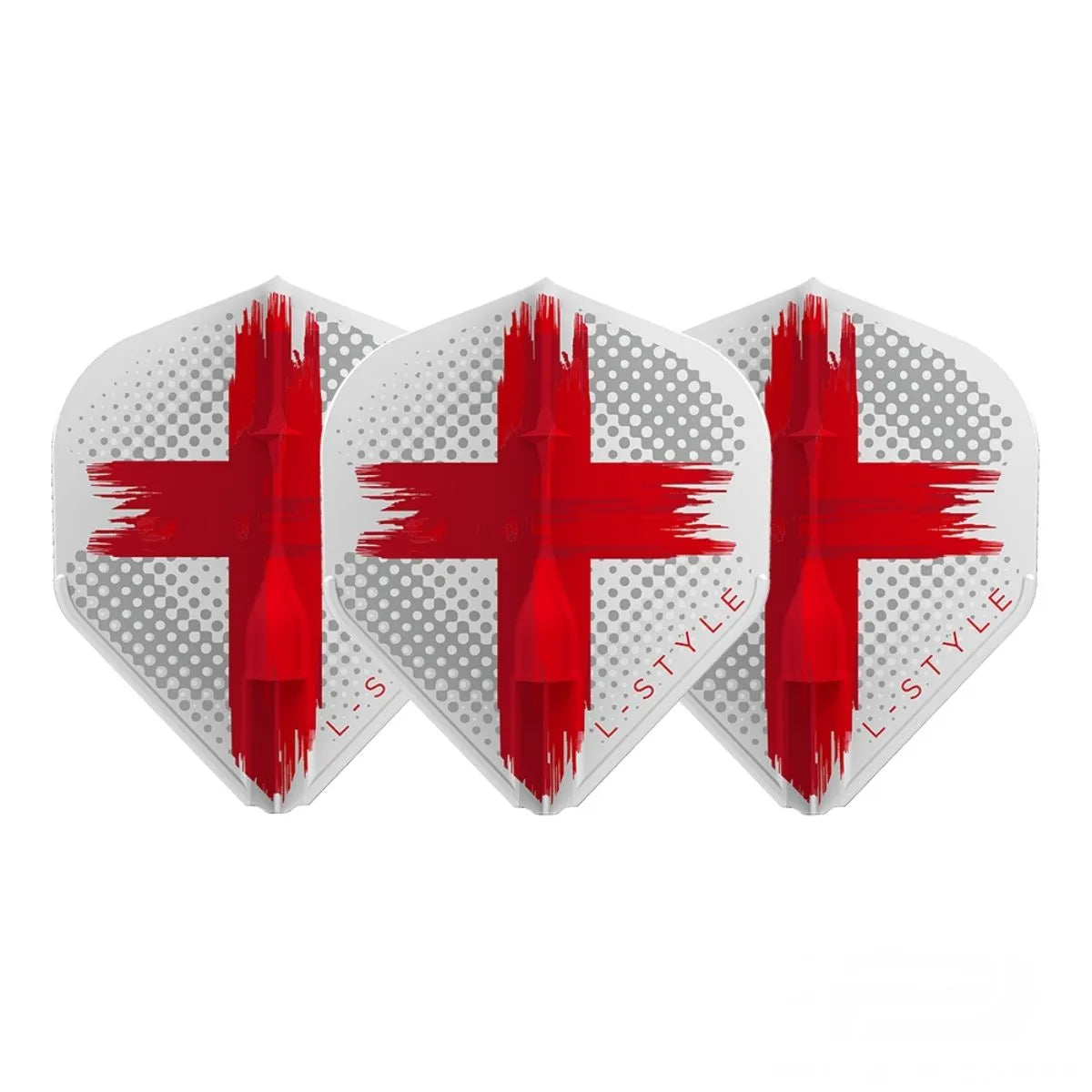 L-Style Darts L-Flight EZ L1 David Evans V2 White Flights-2-Premier Darts