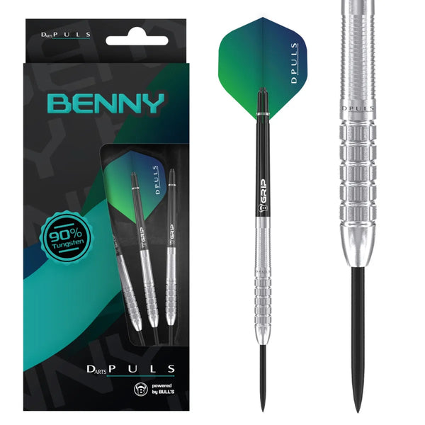 DPuls Benny 90% Tungsten Steel Tip Darts-1-23g-Premier Darts