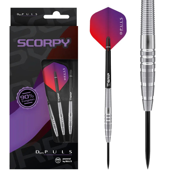 DPuls Scorpy 90% Tungsten Steel Tip Darts-1-23g-Premier Darts
