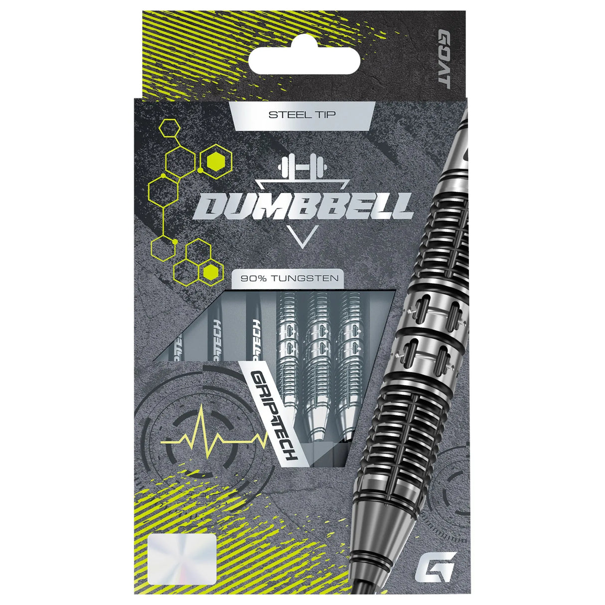 GOAT Dumbbell 90% Tungsten Steel Tip Darts-7-26 GRAM-Premier Darts