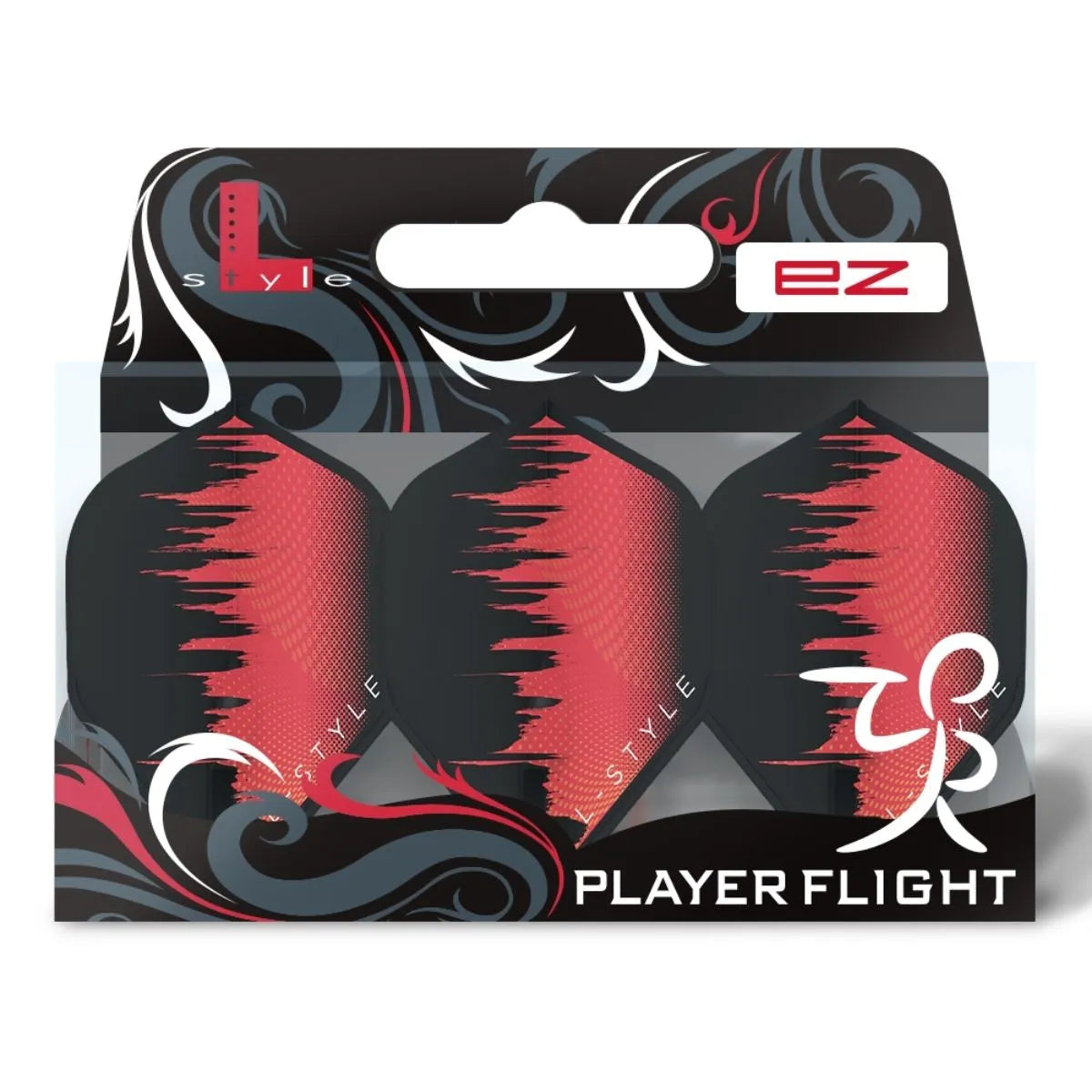 L-Style Darts L-Flight EZ L1 David Evans V1 Red Flights-3-Premier Darts