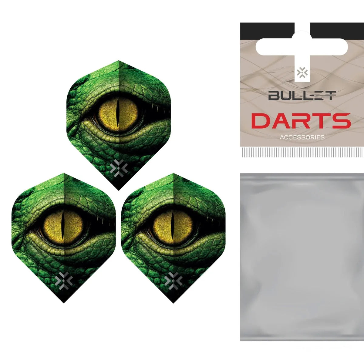 Bullet Gator Eye Standard Flights-2-Premier Darts