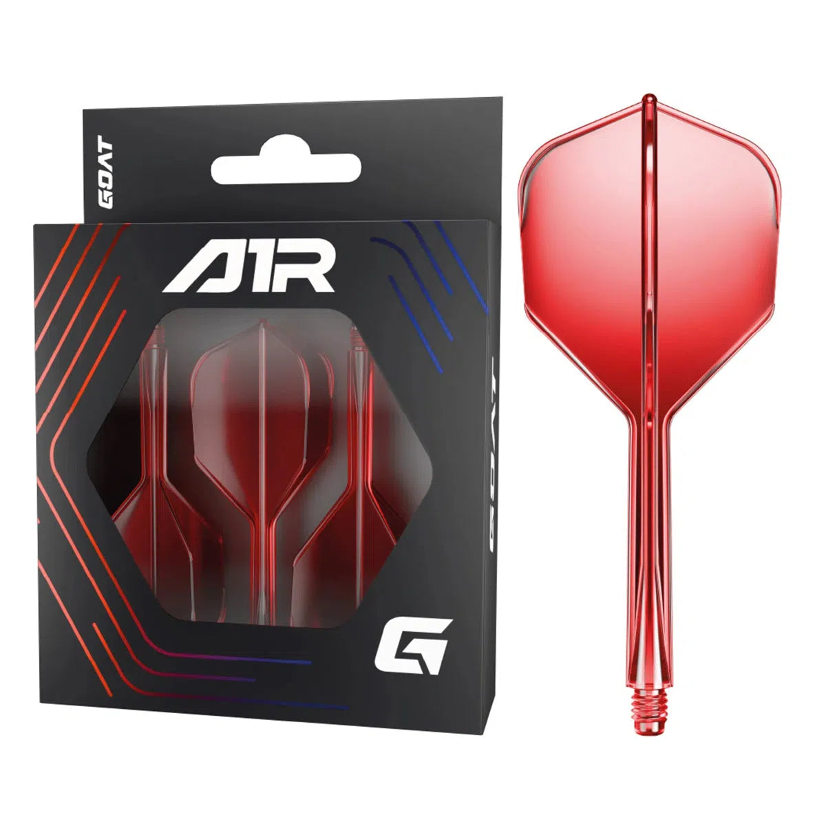 GOAT A1R Flight System No6-12-Red-Short-Premier Darts