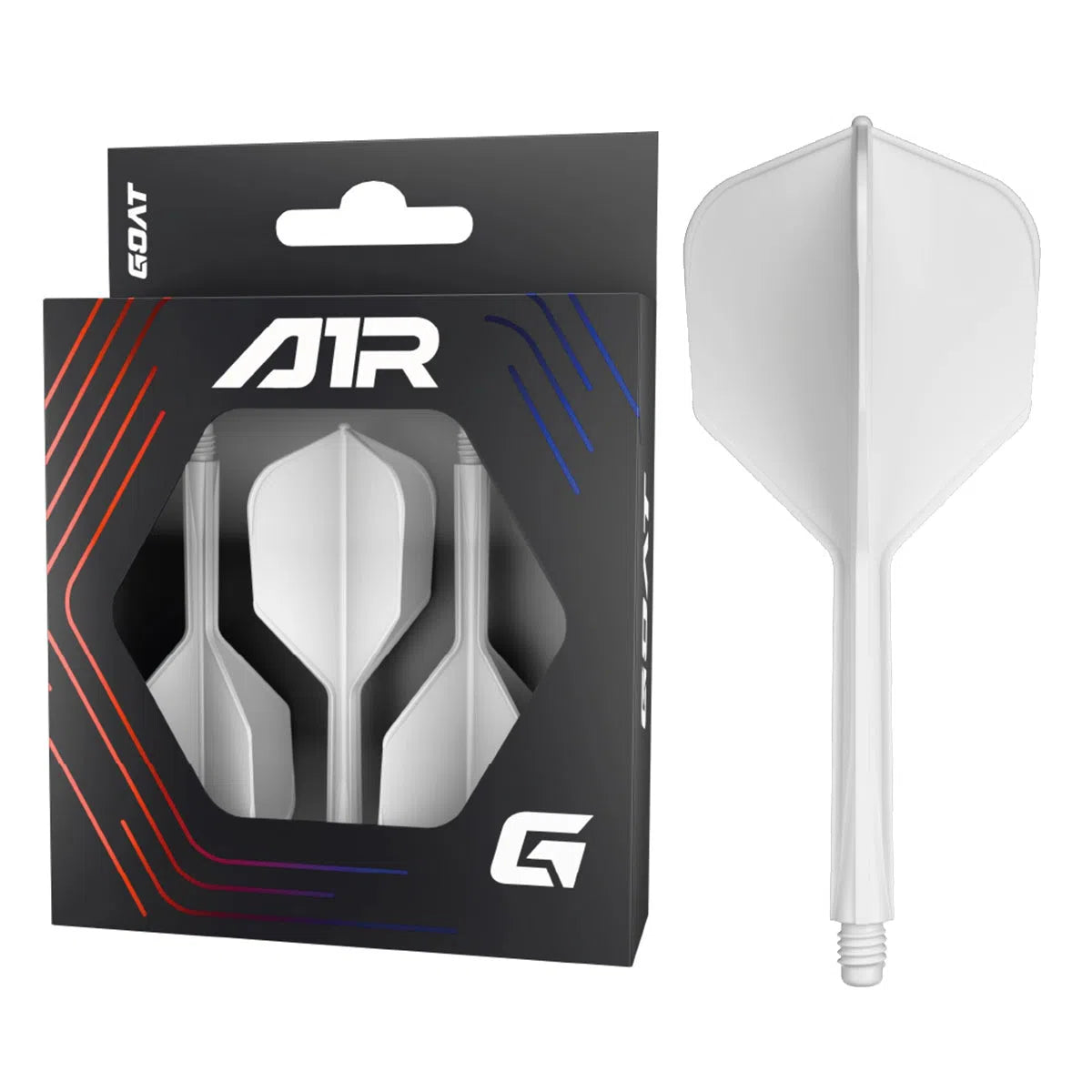 GOAT A1R Flight System No6-15-White-Short-Premier Darts