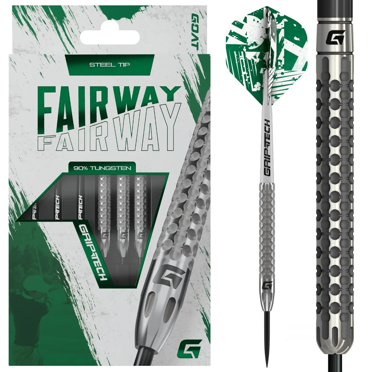 GOAT Fairway V2 90% Tungsten Steel Tip Darts-1-22 GRAM-Premier Darts