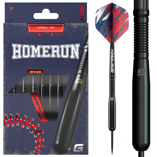 GOAT Homerun Black Brass Steel Tip Darts-1-15 GRAM-Premier Darts