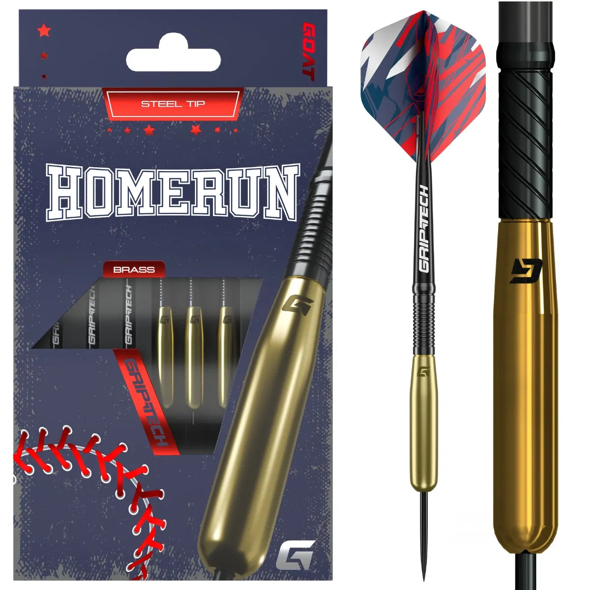 GOAT Homerun Brass Steel Tip Darts-1-15 GRAM-Premier Darts