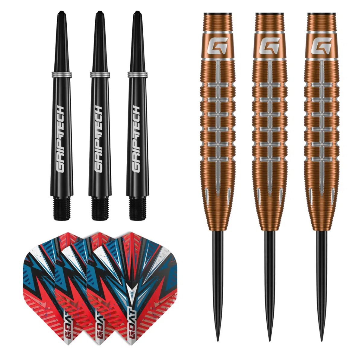 GOAT Quarterback V2 95% Tungsten Steel Tip Darts-3-24 GRAM-Premier Darts
