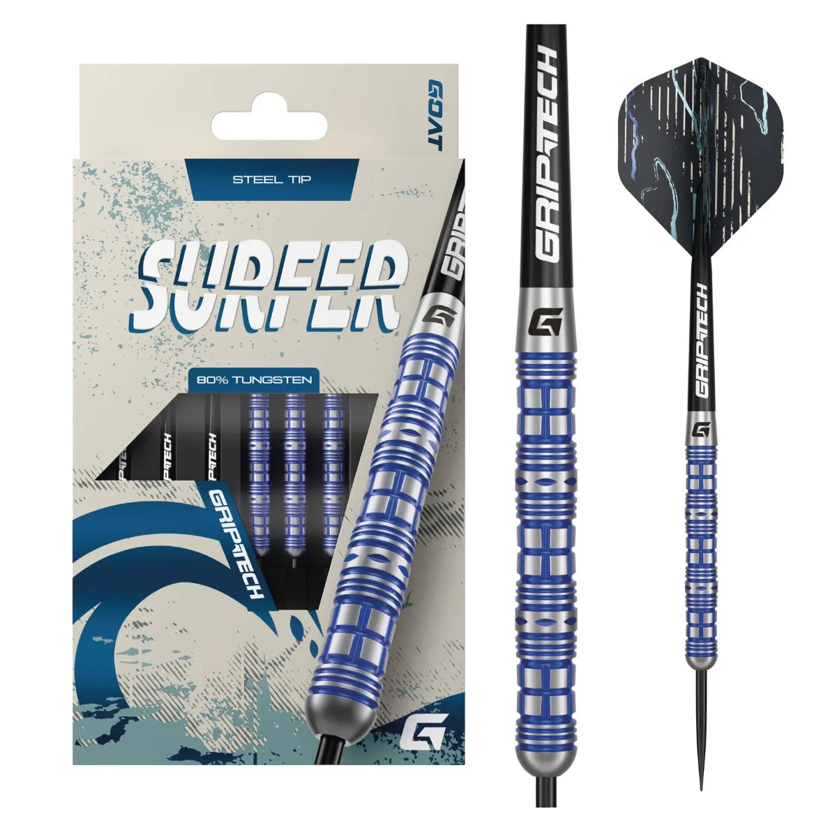 GOAT Surf 80% Tungsten Steel Tip Darts