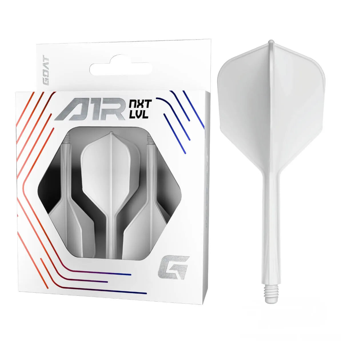 GOAT A1R Flight System No6-33-White-Short-Premier Darts